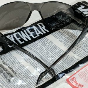 ENCON Safety Glasses-Gray Frame & Lens Back