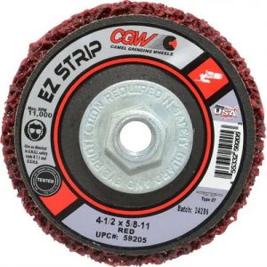CGW 59205 EZ STRIP WHEEL, 4-1/2″ X 5/8-11- EXTRA COARSE- Indutrial Supply Alabama