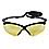 Nemesis Safety Glasses Black Frame Amber Lens - Safety Supply in Alabaster Alabama