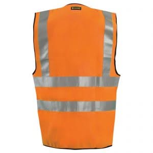 OccuNomix LUX-SSFS Solid Surveyor Vest Class 2-OR- 2XL